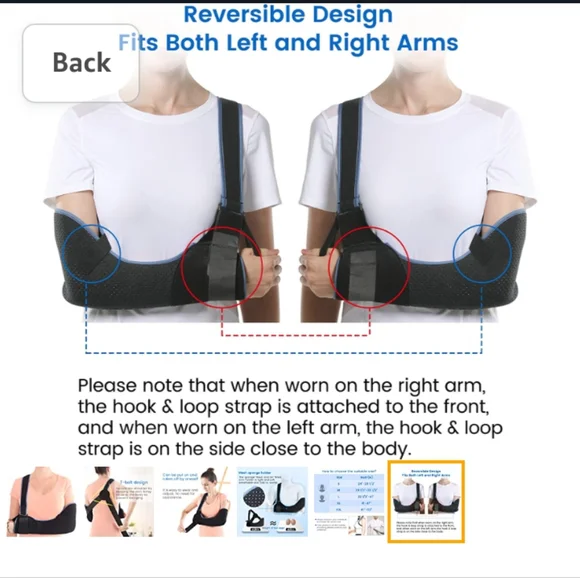 NWT Unisex Velpeau 💪Arm💪 Sling Shoulder Immobilizer - Picture 7 of 8